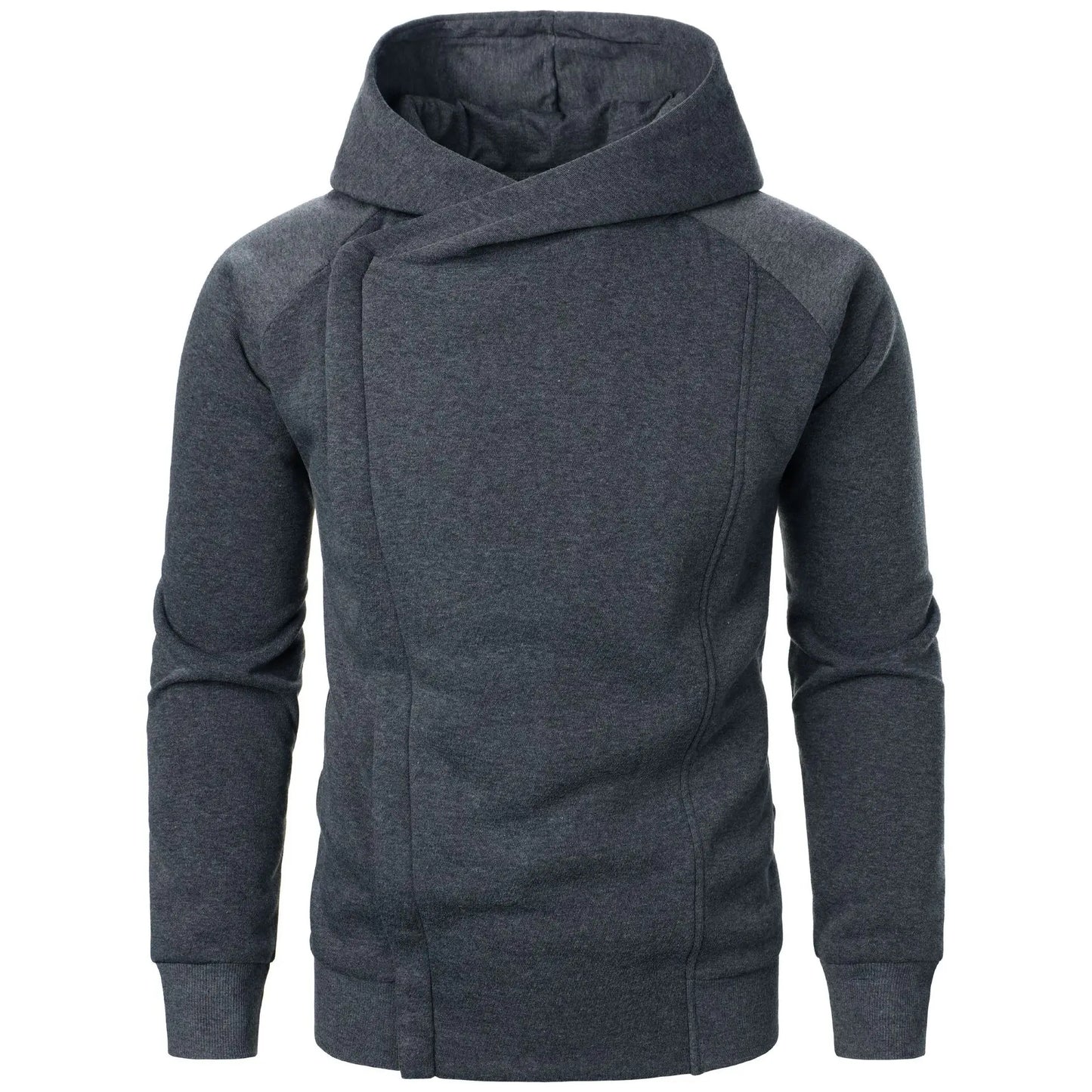 New Men Sweatshirts Jackets Korean Style Daily Casual Sportwear Simple Side Zipper Hooded Tracksuits Youth Hoodies Outerwear