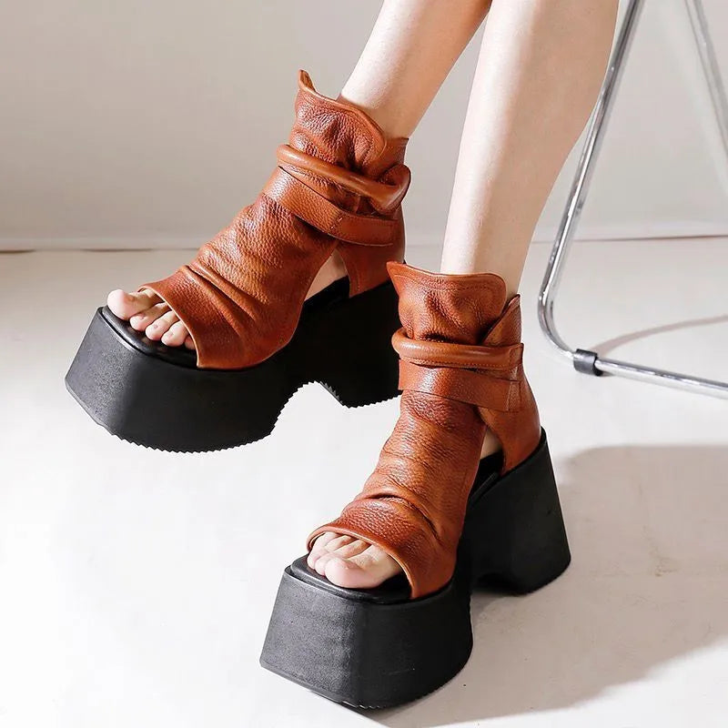 Wedge Sandal with Platform Woman Summer 2023 Fashion Casual Elegant Luxury Designer Urban News Trends Comfortable