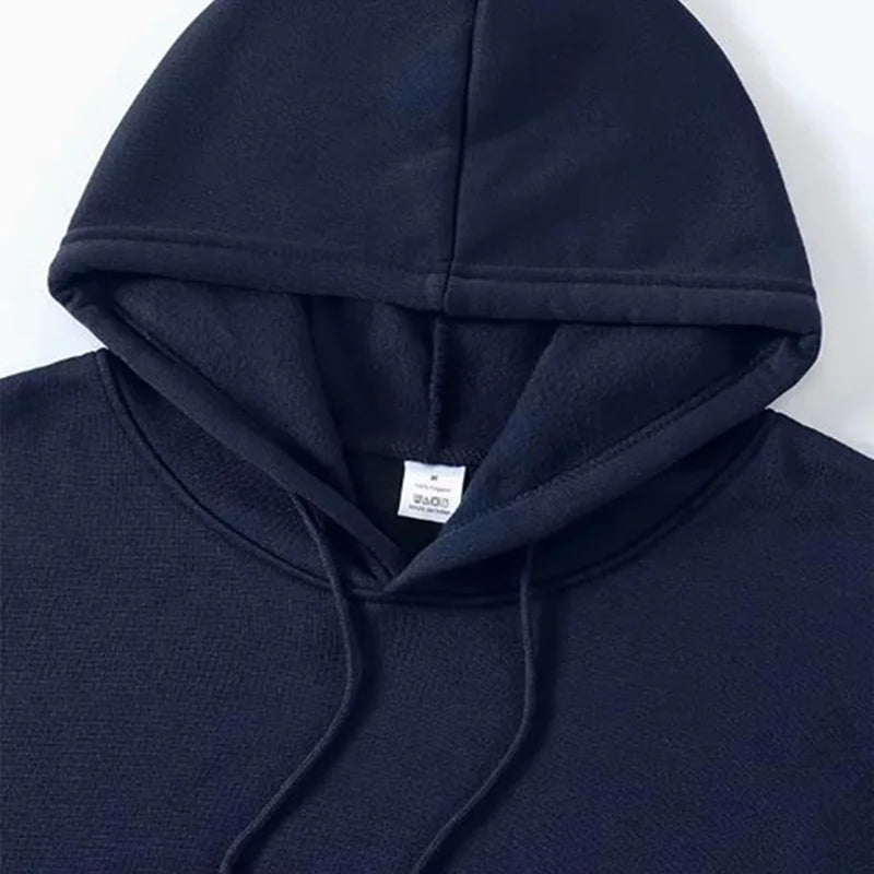 European 250G heavy-duty fabric men's hoodie Mens Pollover Spring Autumn warm Sports Hoodie Harajuku Unisex Clothing