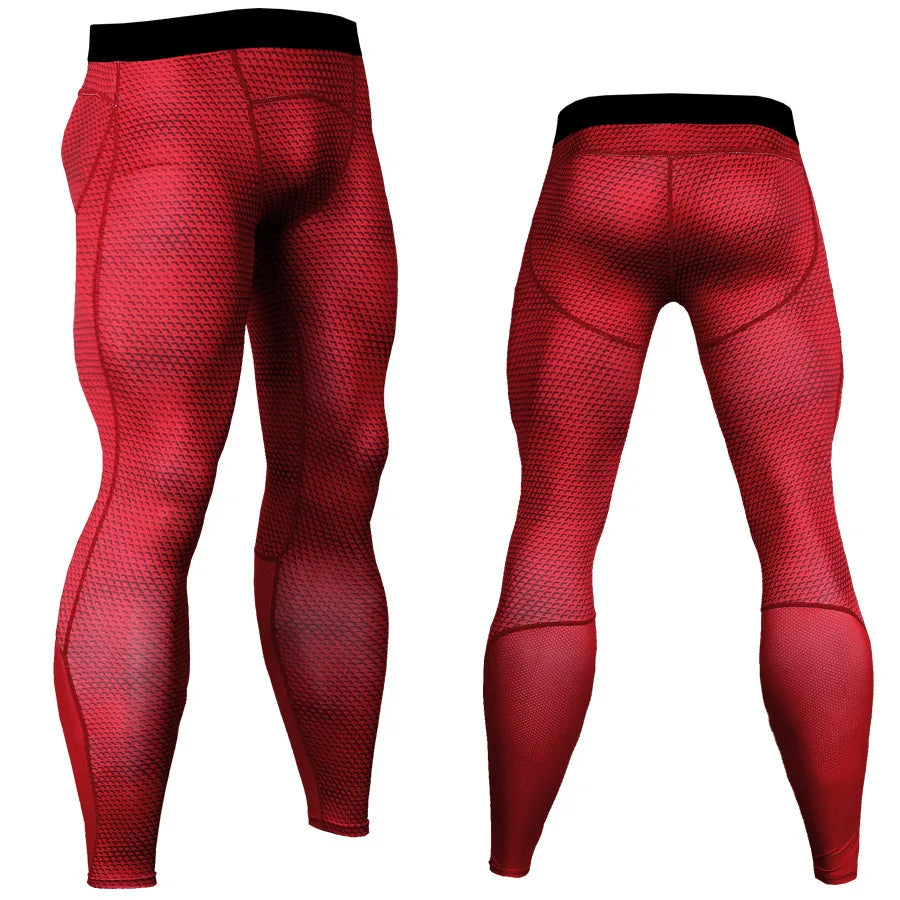 Men's Running Pants Sports Legging Sports Pants Quick Dry Breathable Pro Compression Gym Fitness Athletic