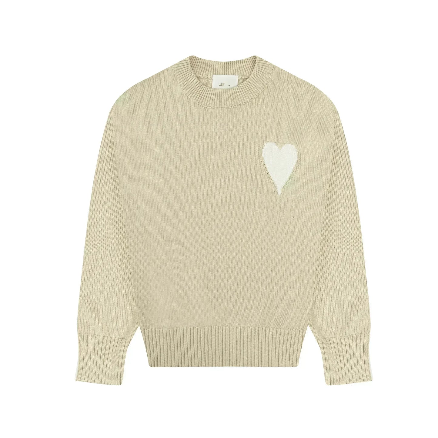 Women's And Men's Clothing Autumn Men's Fashion Sweatshirt A Letter Heart Embroidered Pullover Casual Loose Cotton Sweatshirt