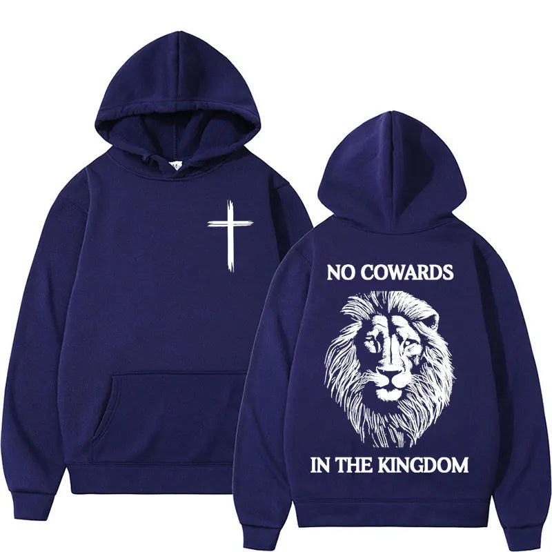 Lion Of Judah Christian Aesthetic Cotton Hoodie Harajuku Vintage Men Women Fashion Casual Autumn Pullover Sweatshirt Streetwear