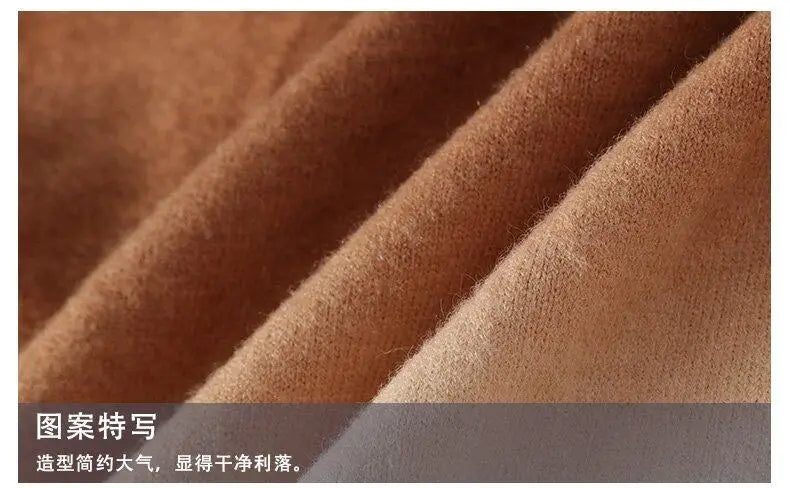 Men Turtleneck Sweater Classic Gradient Knitted Pullover Vintage American Fit Loose Harajuku Men's Knitwear Sweaters Multicolors