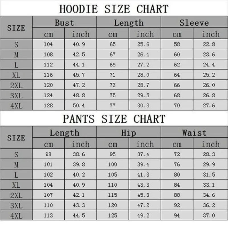 HERO Letters Printed Sport Suit Men's Hoodies+Pants Tracksuits Pullovers Hoodies and Sweatpants Casual Streetwear Outfits