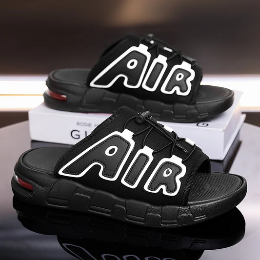 Slippers Men Air Cushion Design Slide Man Summer New PVC Soft Non-slip Men's Sports Slippers for Men Flip Flops Chanclas Hombre