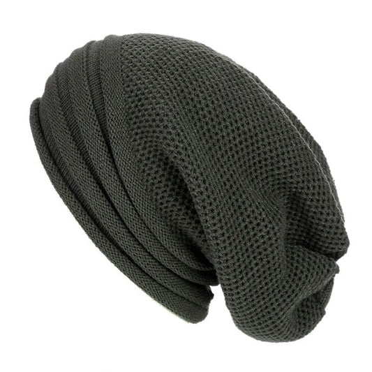 Winter Baggy Slouchy Beanie Hat Wool Knitted Warm Cap for Men Women Beanie Oversized Winter Hat for Skiing cappello uomo