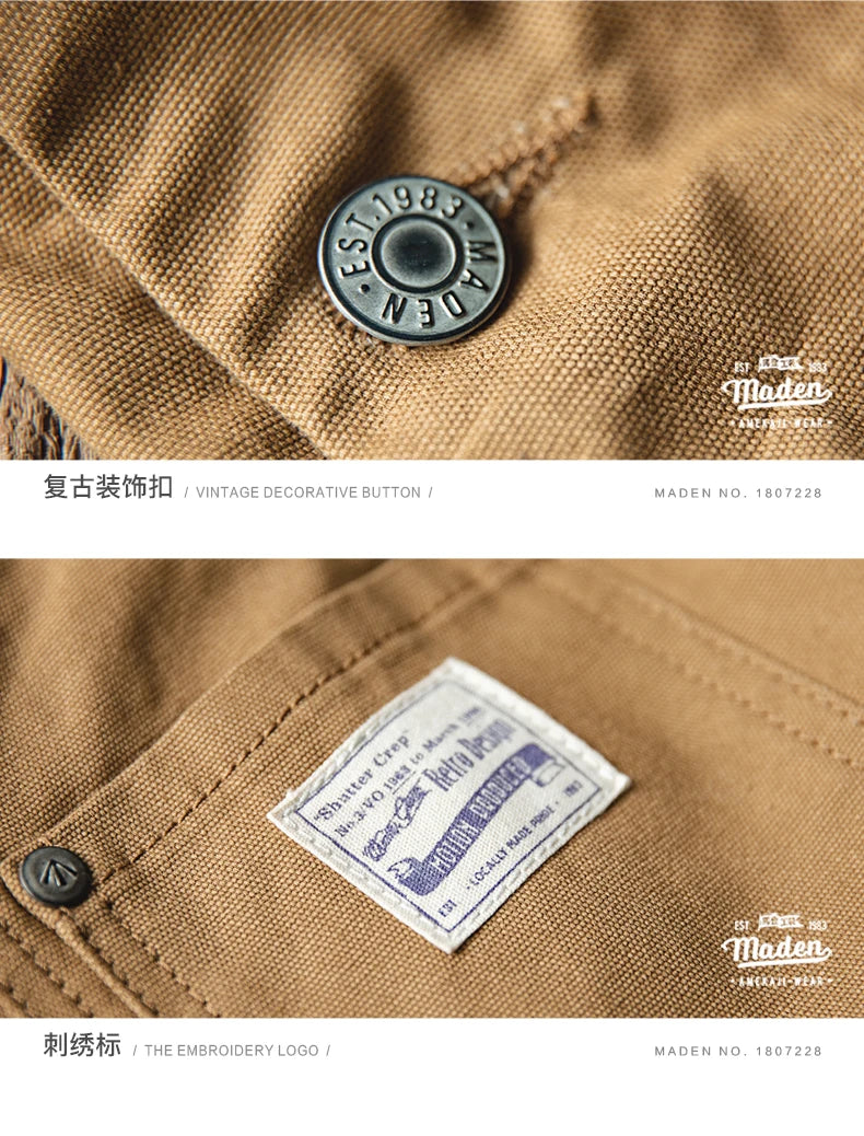 Vintage Jeans Overalls Mens Jumpsuit Cargo Work Pants Baggy Bib Contrast Stitch Denim Overalls Stitch Trousers