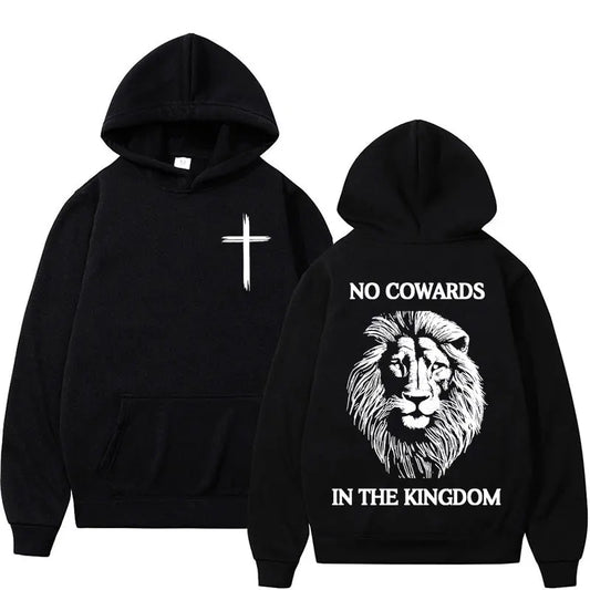 Lion Of Judah Christian Aesthetic Cotton Hoodie Harajuku Vintage Men Women Fashion Casual Autumn Pullover Sweatshirt Streetwear