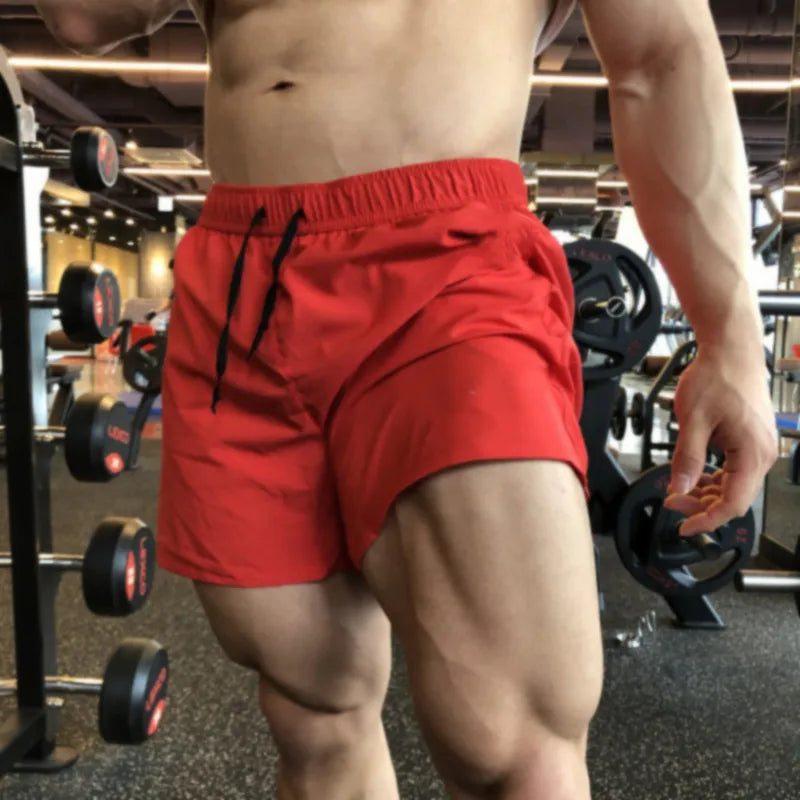 Running Shorts Summer Gym Sportswear Men Jogging Outdoor Sports Shorts Fitness Man Quick Dry Breathable Pants Male Clothing ﻿