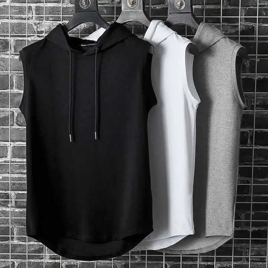MRMT 2025 Brand New Men's Tank Tops Vest Sleeveless Tees For Male Hooded Man Vests Tops Hip Hop Men Tank Top Hoody T shirt