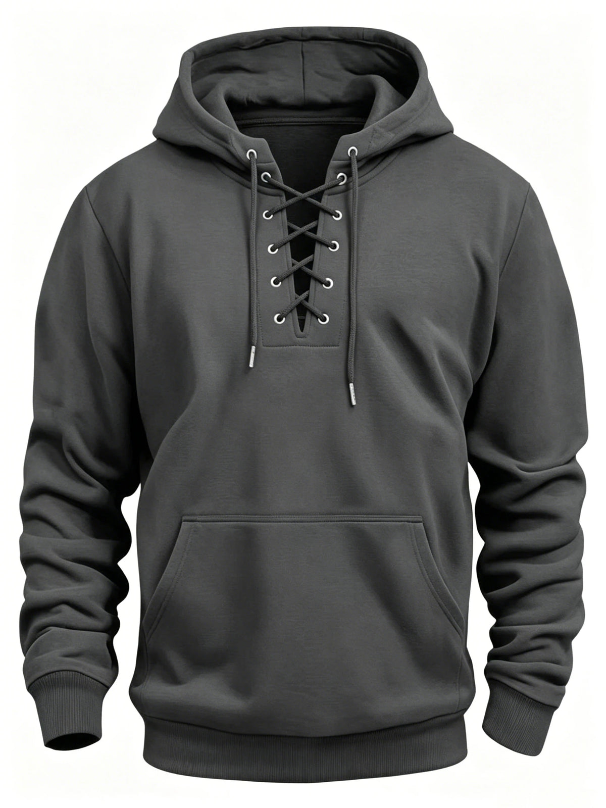 New Autumn And Winter Cross Strap Hoodie, Versatile for Daily Commute, Fashion Loose Trendy Hoodie for Men