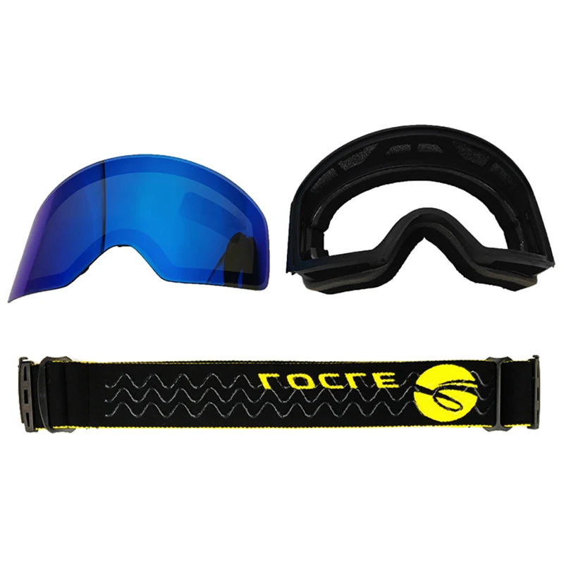 LOCLE Ski Goggles Snowboard Anti-fog Anti-ultraviolet Mask Men Women Skiing Eyewear UV400 Snow Protection Glasses Double Layers