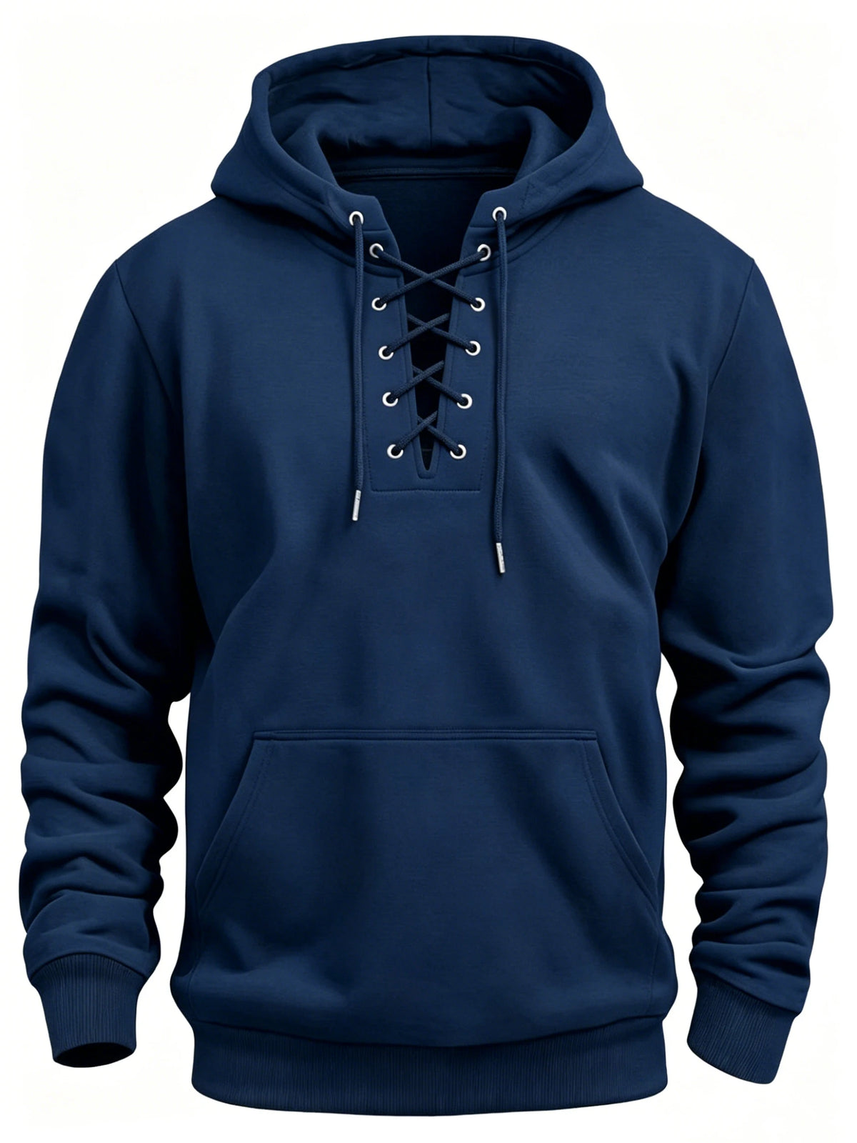 New Autumn And Winter Cross Strap Hoodie, Versatile for Daily Commute, Fashion Loose Trendy Hoodie for Men