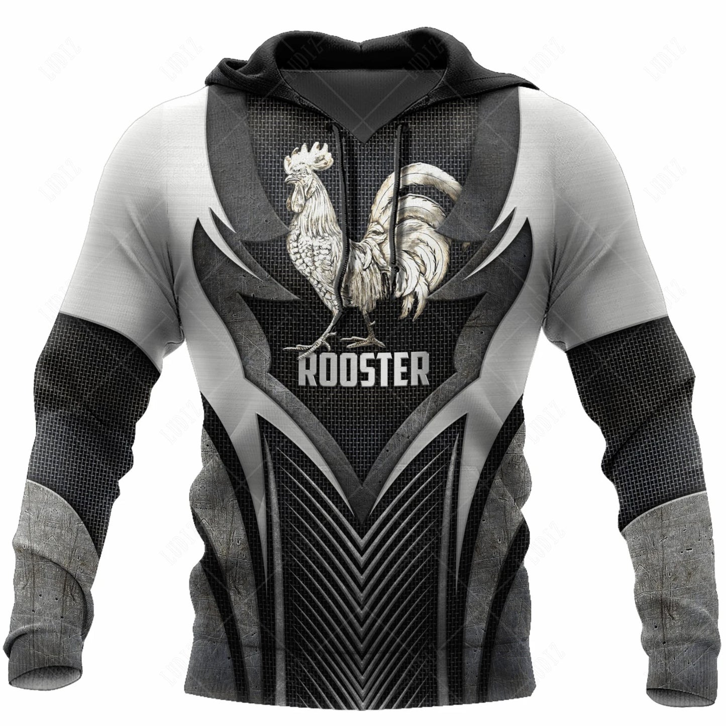 Mexican Hoodies Men's Hoodie 3D Print Mexican Rooster Graphics Tops Autumn Long Sleeve Streetwear Hooded Hoodie For Men Clothing