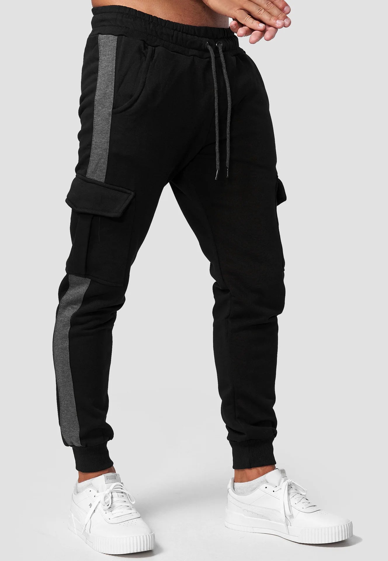 New Winter Sweatwear Men Plush  Fleece Sweatpant Lambswool Thermal Trousers Casual Pants Windproof Warm Cotton Pants