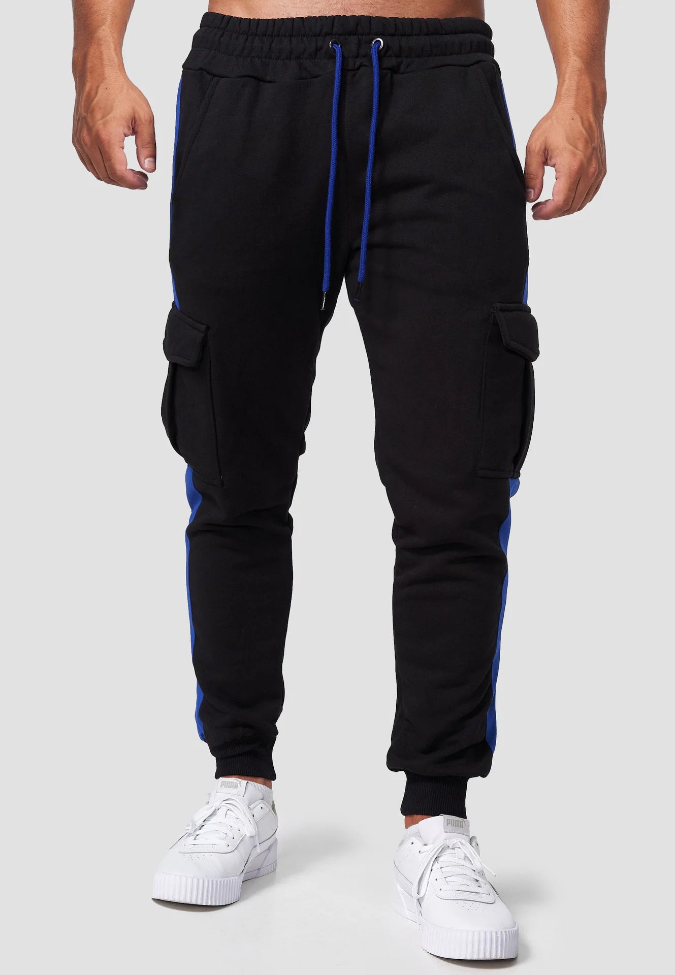 New Winter Sweatwear Men Plush  Fleece Sweatpant Lambswool Thermal Trousers Casual Pants Windproof Warm Cotton Pants