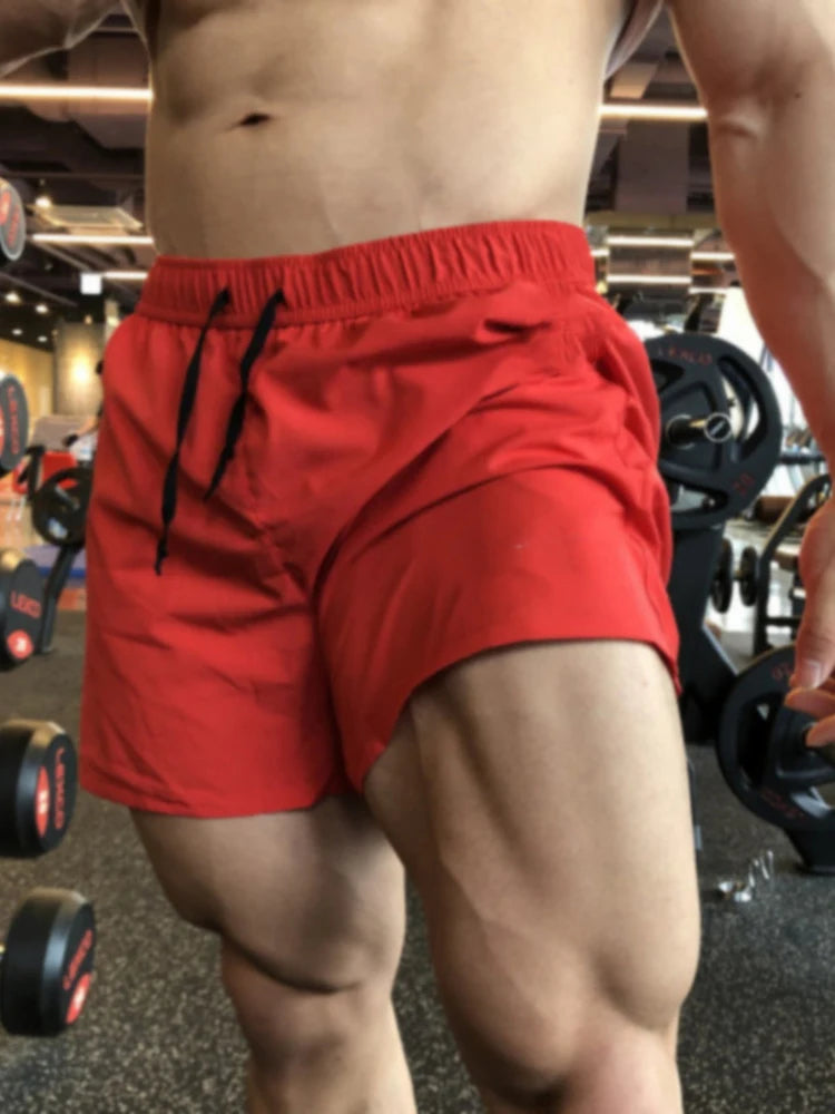 Running Shorts Summer Gym Sportswear Men Jogging Outdoor Sports Shorts Fitness Man Quick Dry Breathable Pants Male Clothing ﻿