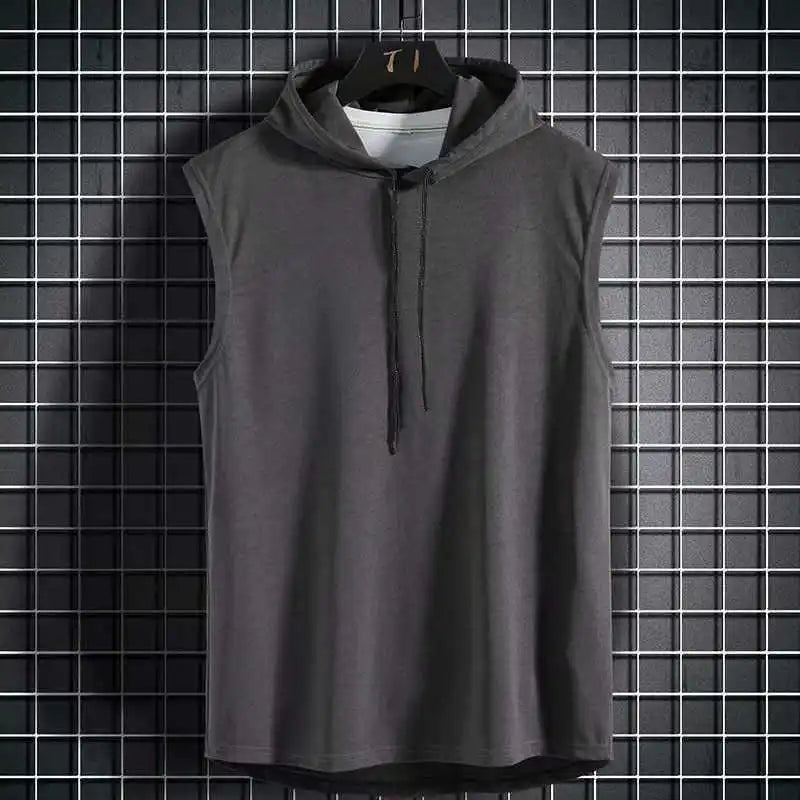 MRMT 2025 Brand New Men's Tank Tops Vest Sleeveless Tees For Male Hooded Man Vests Tops Hip Hop Men Tank Top Hoody T shirt