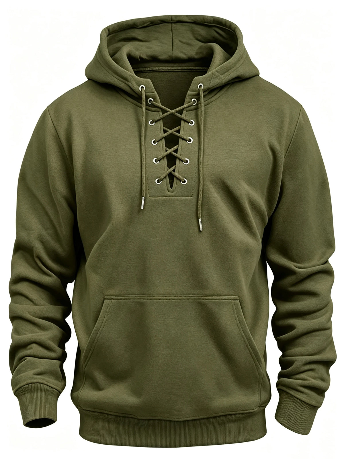 New Autumn And Winter Cross Strap Hoodie, Versatile for Daily Commute, Fashion Loose Trendy Hoodie for Men