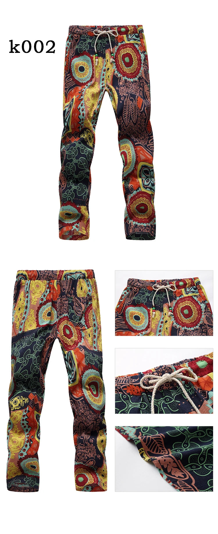 Summer thin men's large size shorts floral sports leisure nine-minute pants
