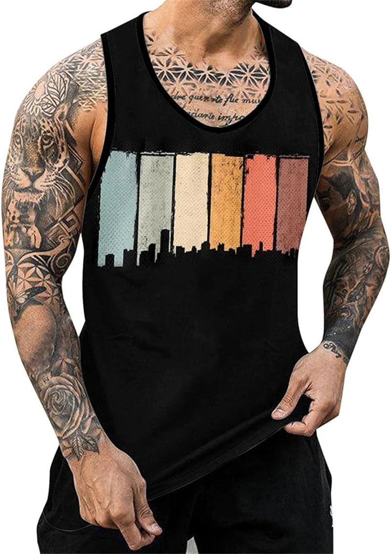 Newest Cool 3D Tank Tops Man Fashion Casual Sleeveless Tops Men Women Summer Streetwear Fitness Vest Bodybuilding Tank Tops Tee