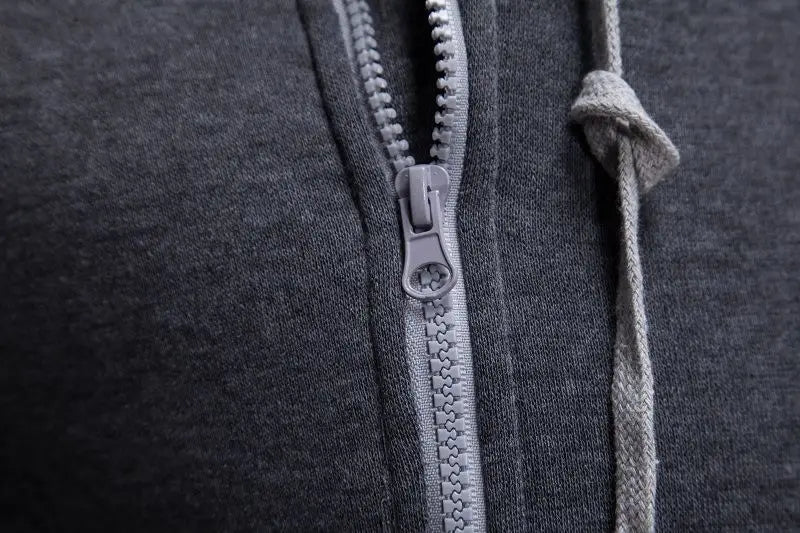 New Men Sweatshirts Jackets Korean Style Daily Casual Sportwear Simple Side Zipper Hooded Tracksuits Youth Hoodies Outerwear