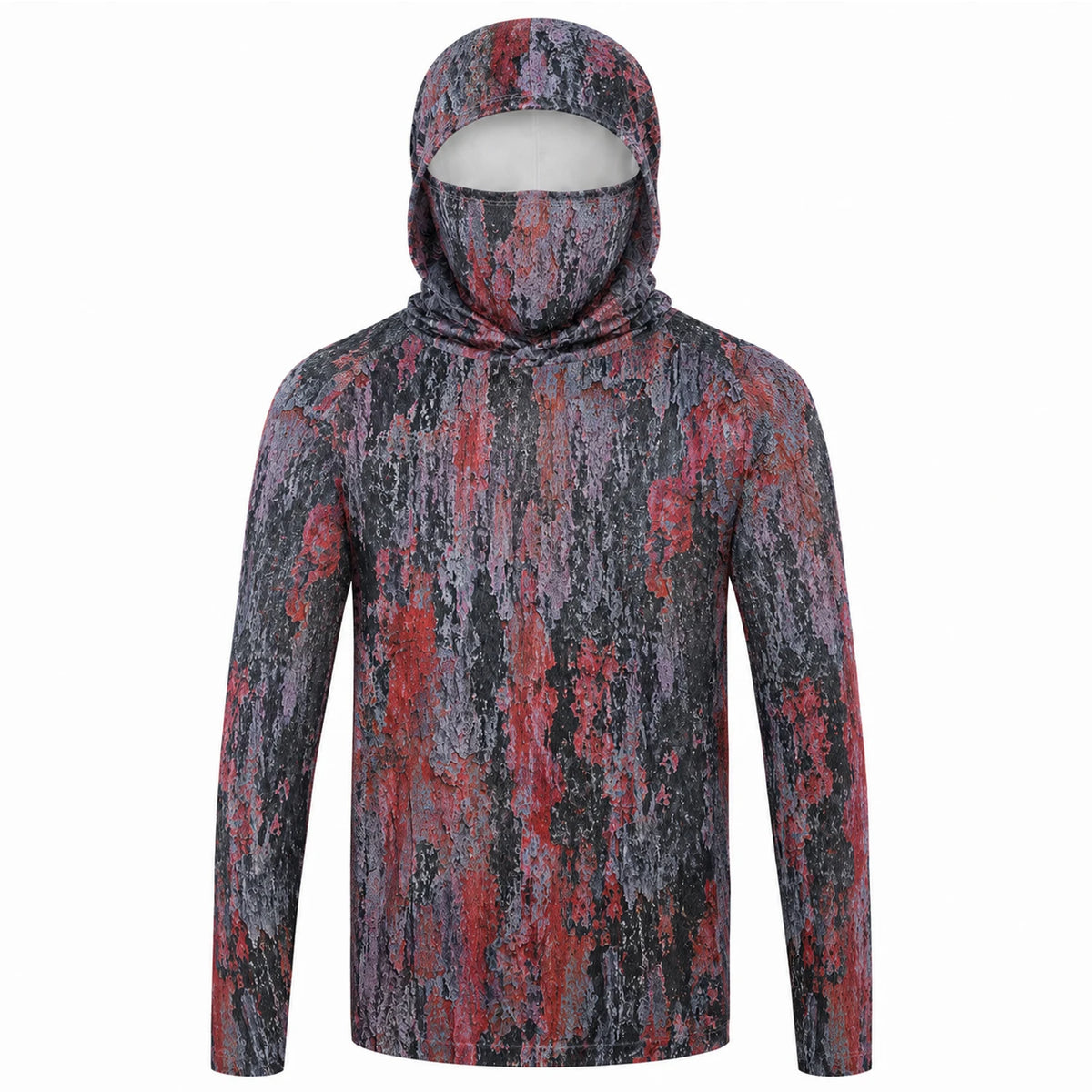Men Hood Fishing Shirt long sleeve fishing t shirt uv protection Fishing Apparel Sun protection in summer