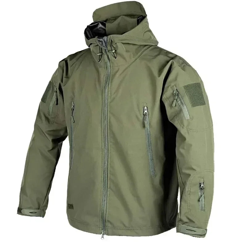 Men's Tactical Outdoor Jacket Army Summer Lightweight Climbing Training Windproof Windbreaker Anti - UV Tear - Resistant Smooth