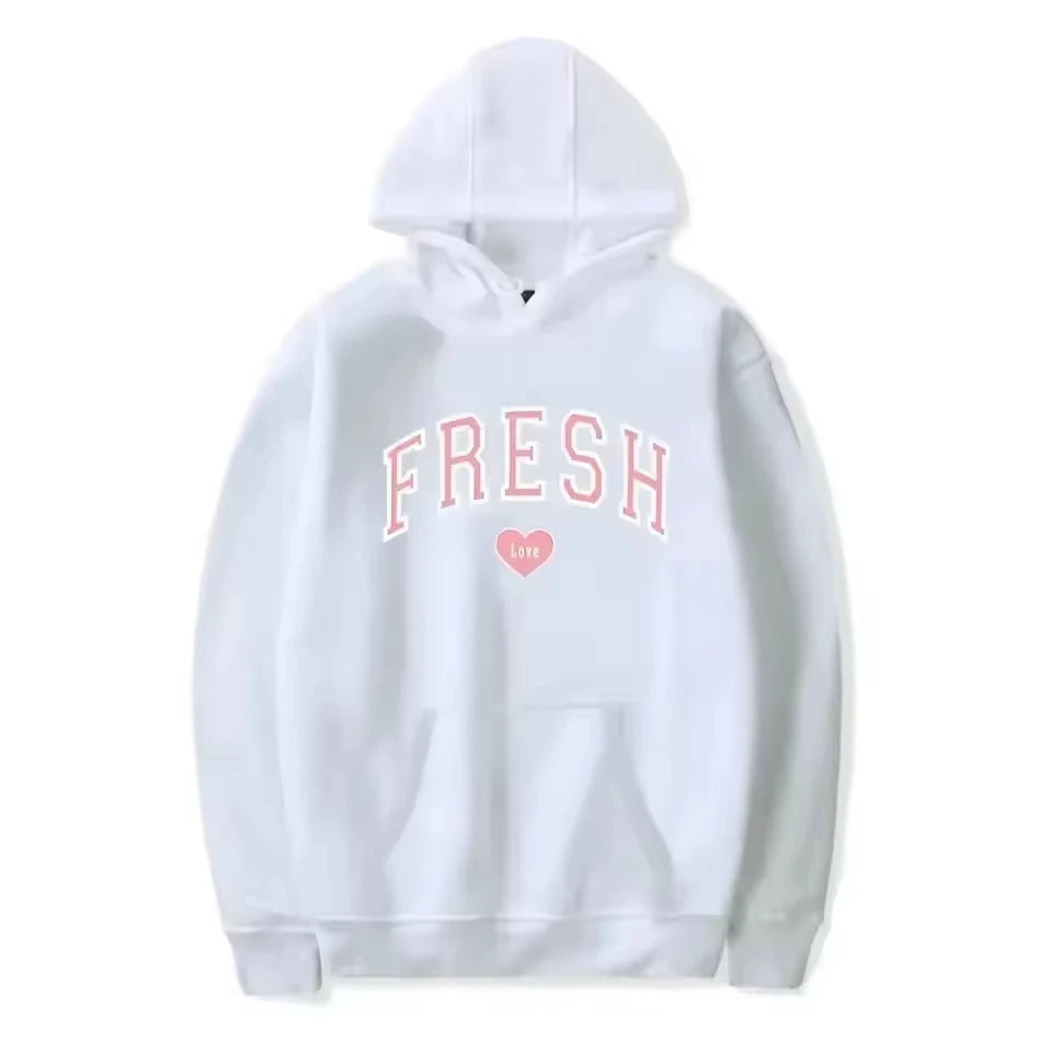 ‌Unisex: Harajuku Print Pullover Hoodies – Fashion Streetwear for Matching Couples WY0160