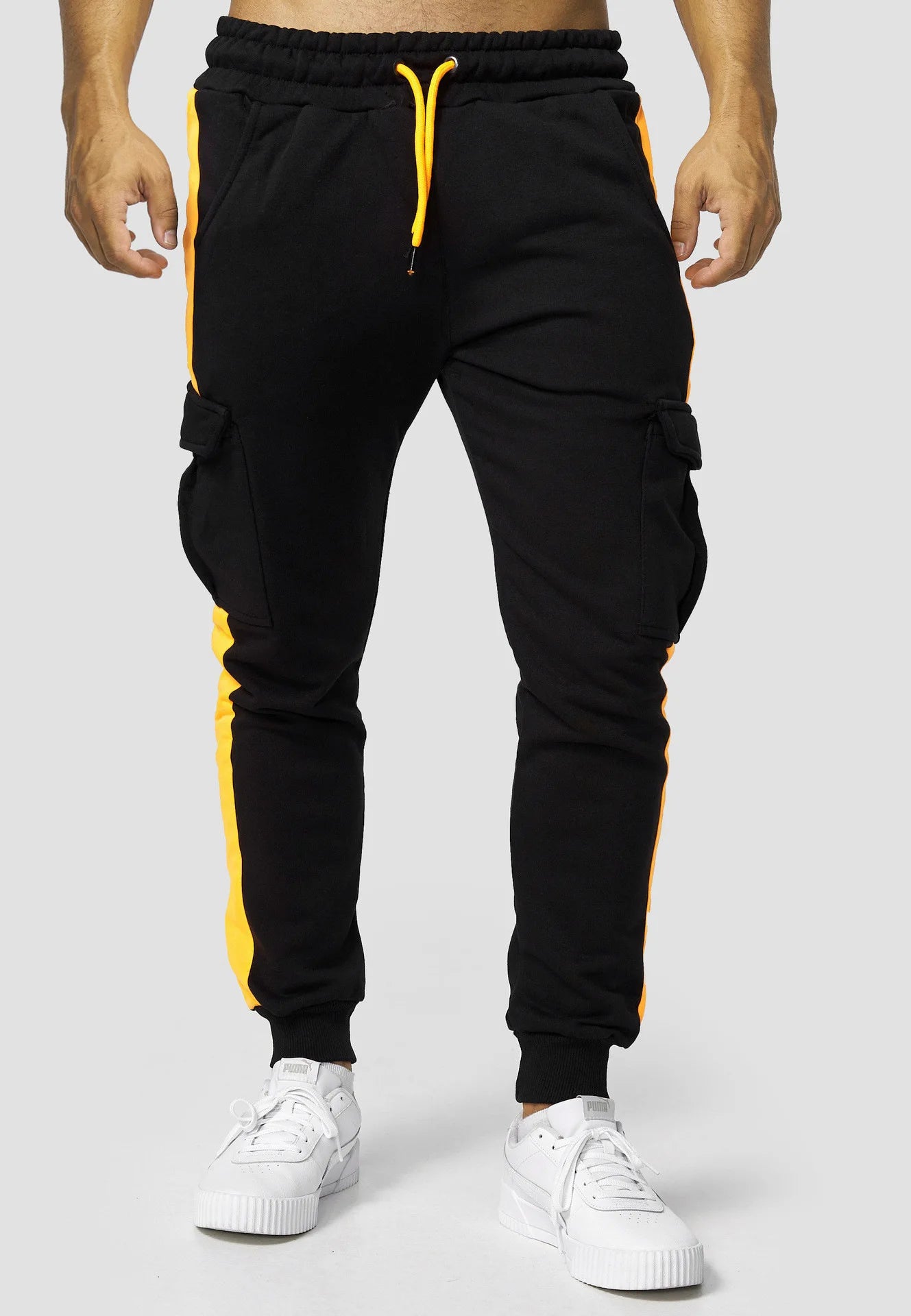 New Winter Sweatwear Men Plush  Fleece Sweatpant Lambswool Thermal Trousers Casual Pants Windproof Warm Cotton Pants