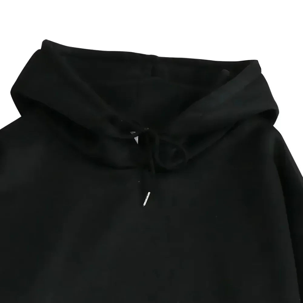 2026 New Letter Themed Unisex Hoodie Long Sleeve Pullover Daily Casual Streetwear Sweatshirt