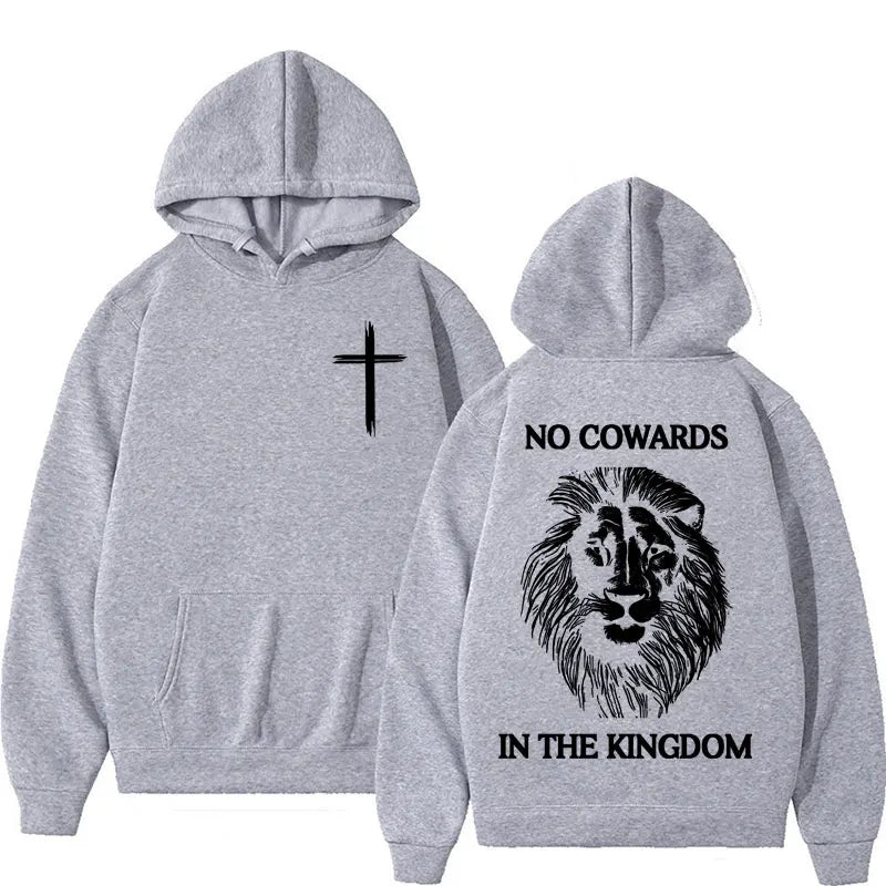 Lion Of Judah Christian Aesthetic Cotton Hoodie Harajuku Vintage Men Women Fashion Casual Autumn Pullover Sweatshirt Streetwear