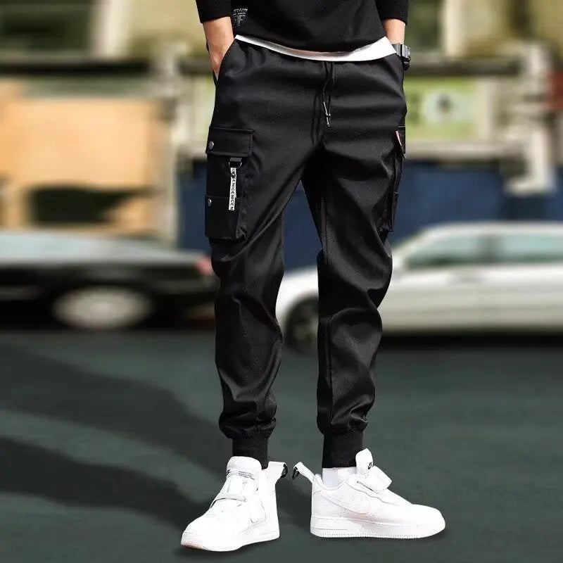 New Men's Cargo Pants, Thin Trousers, Comfortable and Breathable, Outdoor Casual, Wearable, Running, Cycling, Multi-pocket