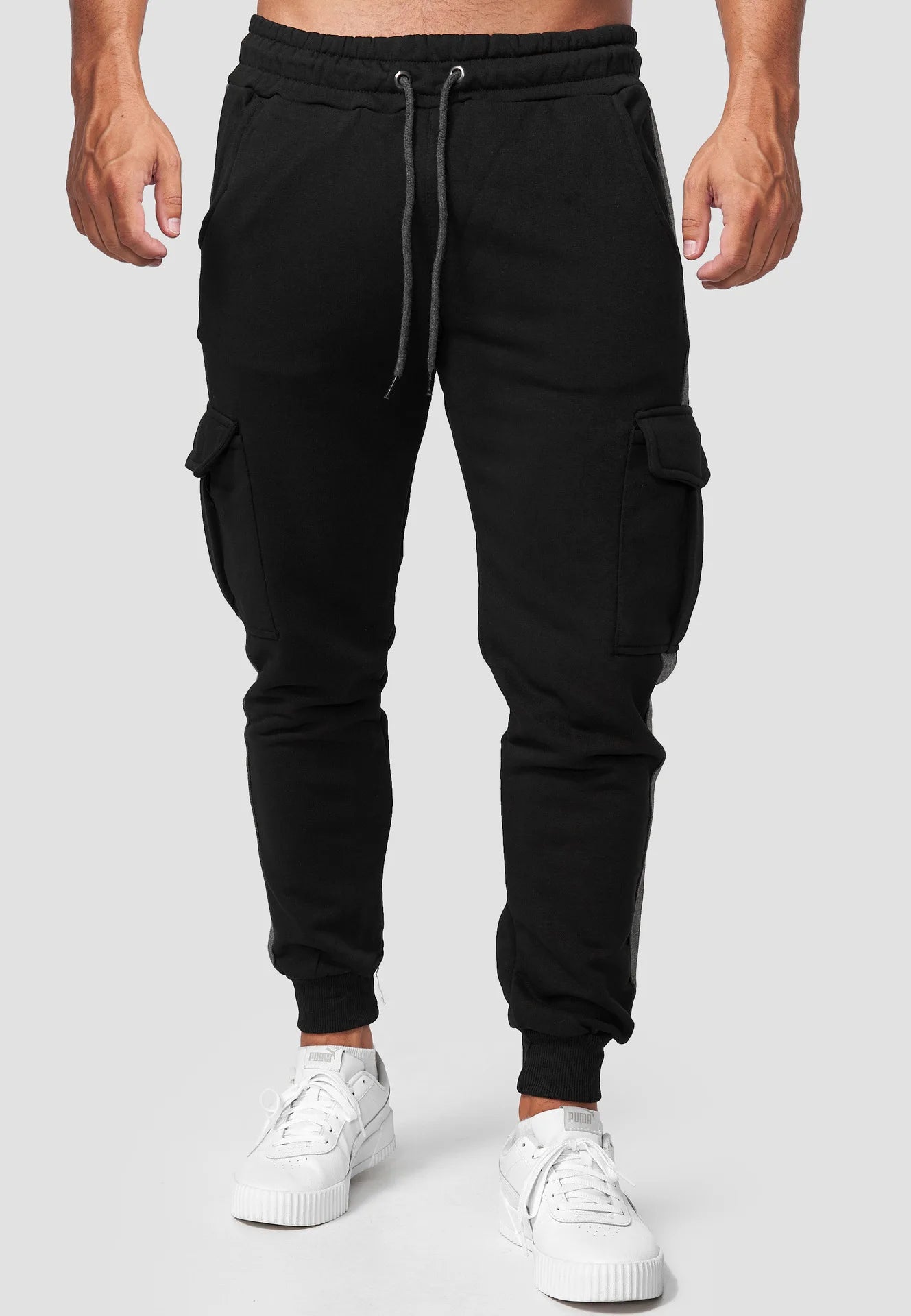 New Winter Sweatwear Men Plush  Fleece Sweatpant Lambswool Thermal Trousers Casual Pants Windproof Warm Cotton Pants