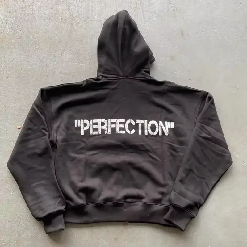 Y2K New Streetwear Set Casual Baggy Sweatpants Fashion Zipper Hoodie Spring American Street Hip-hop Casual Pants Printed Clothes