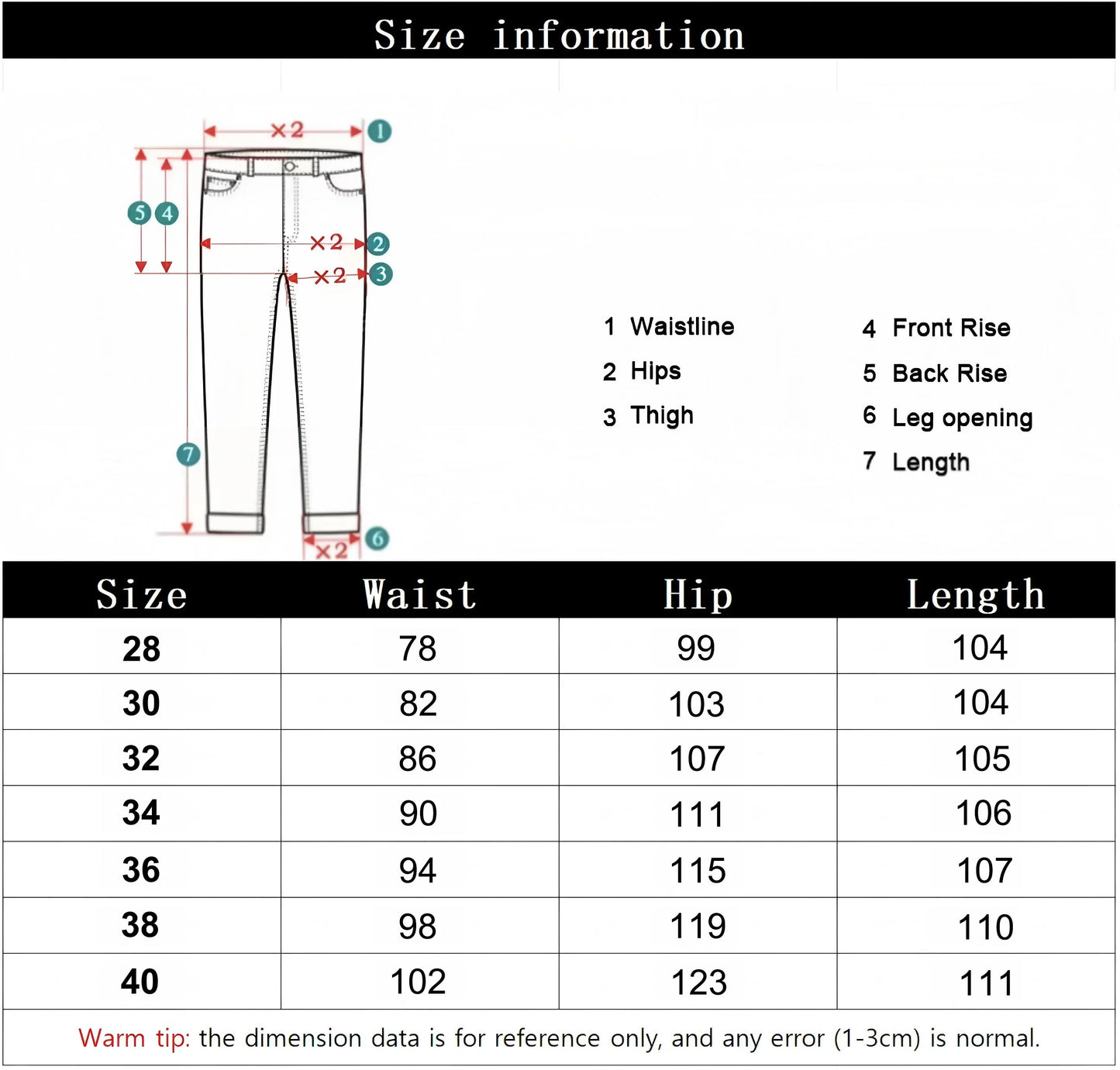 Men's Jeans Black Denim Pants Straight Leg Comfort Mid Waist White Embroidery Casual Streetwear Spring Slim Fit Trousers