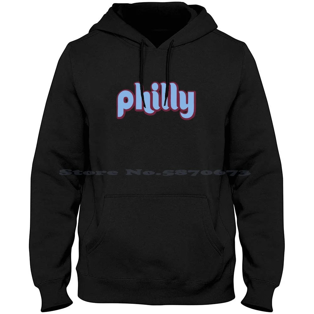 Philly Retro T Shirt 100% Cotton Tee Retro Philly Flyers Eagles History Die Hard Fans Philadelphia City Pennsylvania Blue