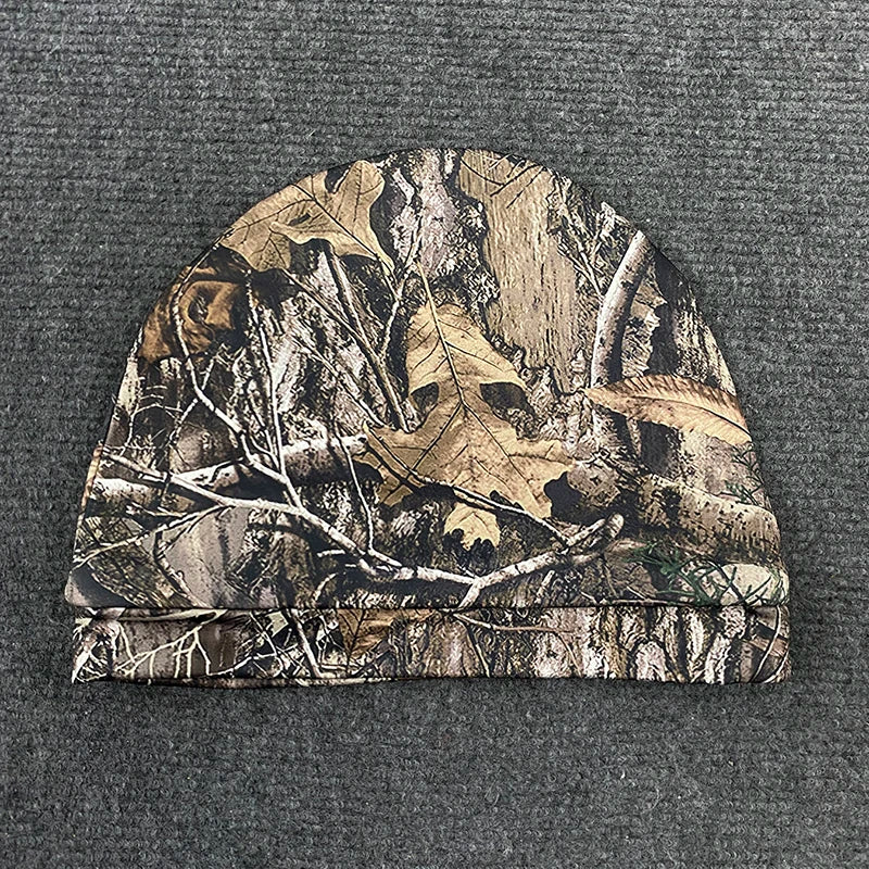 Retro Hip-Hop Camouflage Leaf Print Pullover Hat Trendy Personalized Street Casual Fashionable Cap