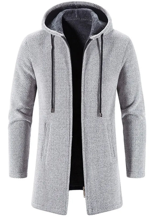 Men's Sweaters Coat Autumn Winter New Hot Warm Zipper Medium Long Cardigan Sweaters Man Casual Knitwear Sweatercoat mens clothes