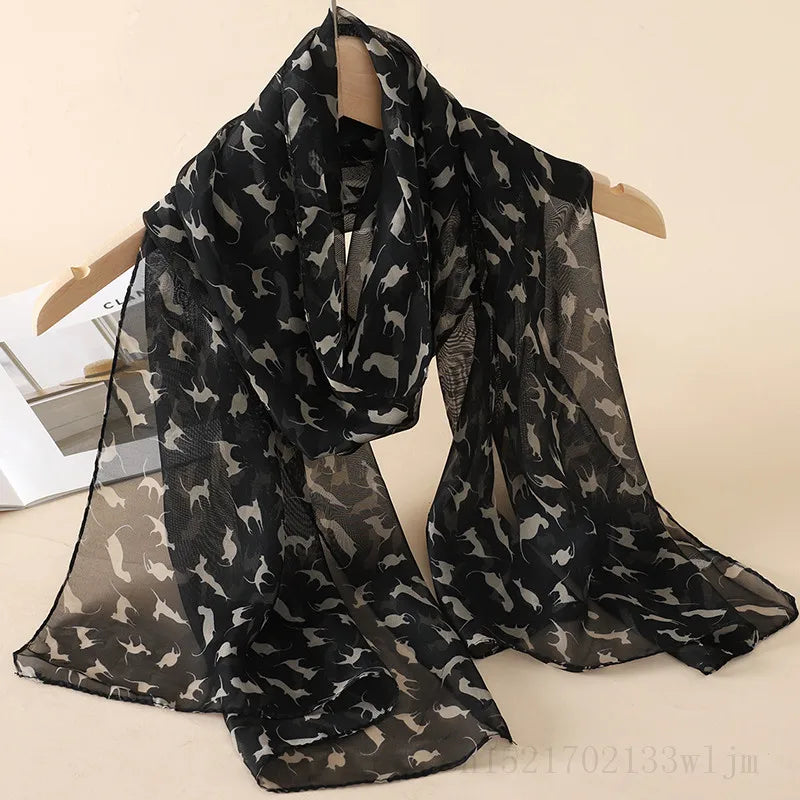 New Fashion Spring/Summer Women Print Headband Beach Chiffon Scarf Shawls Female Long Wraps Panama Beach Sunscreen Hijab
