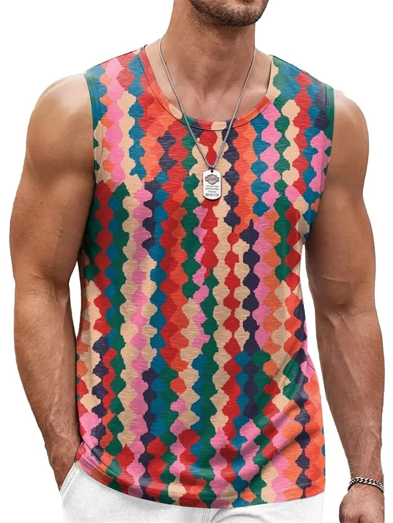 Newest Cool 3D Tank Tops Man Fashion Casual Sleeveless Tops Men Women Summer Streetwear Fitness Vest Bodybuilding Tank Tops Tee