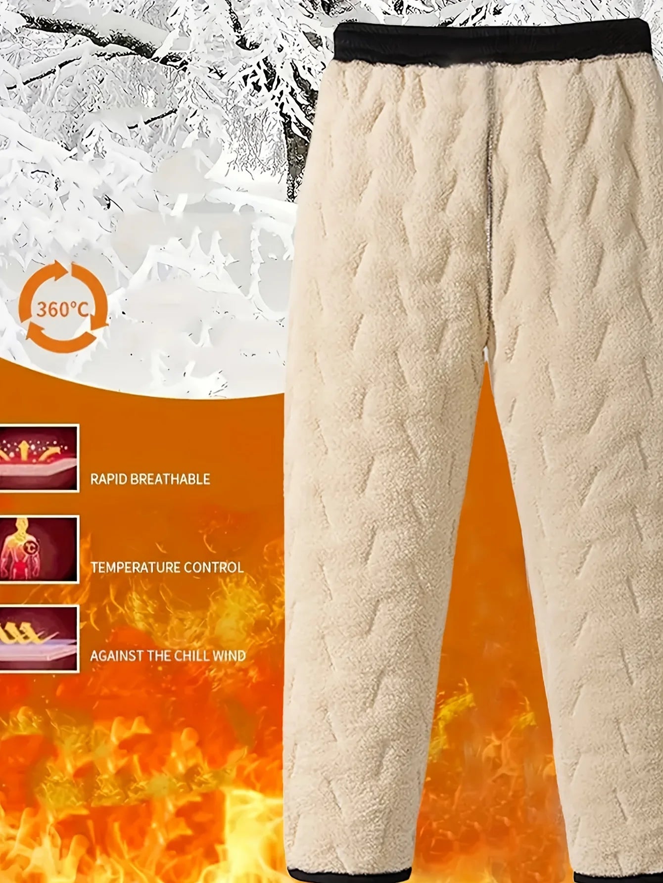 Men's Casual Pants Sets Man Autumn 2025 warm plus thickened Youth Clothing Trousers Y2k Baggy Windproof and warm casual pants