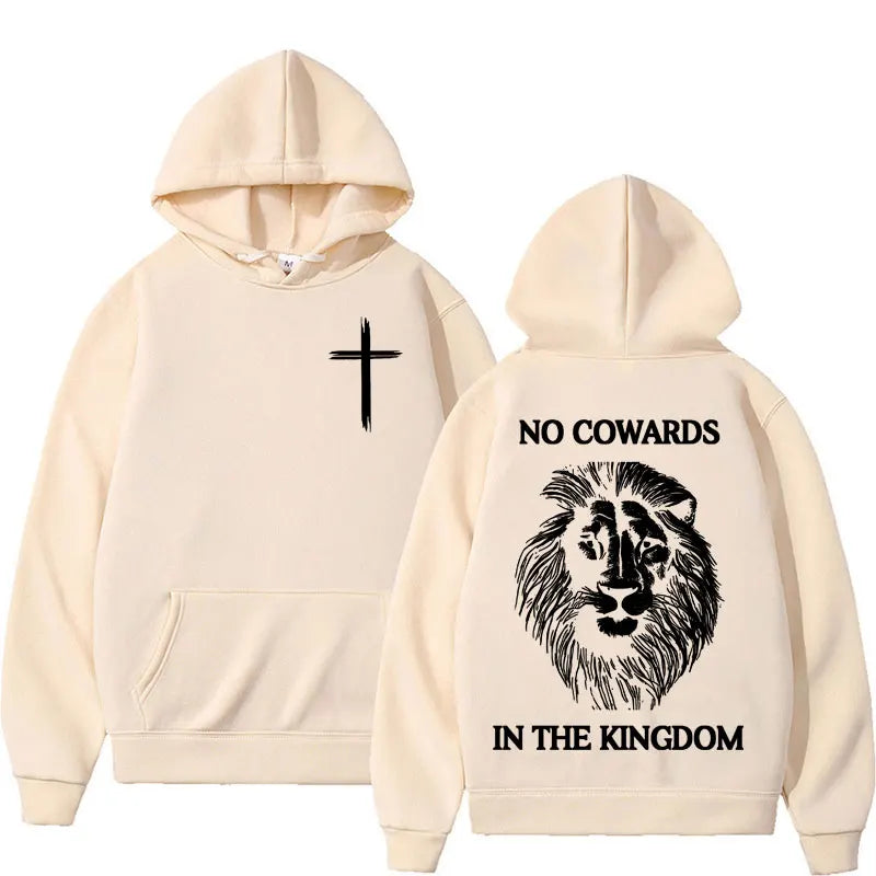 Lion Of Judah Christian Aesthetic Cotton Hoodie Harajuku Vintage Men Women Fashion Casual Autumn Pullover Sweatshirt Streetwear