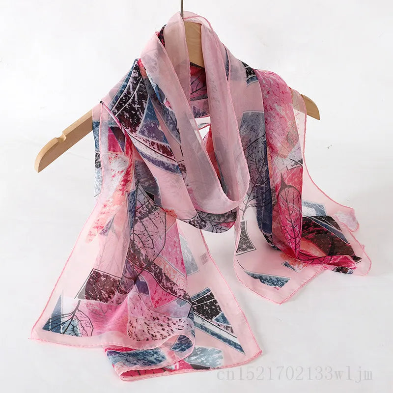 New Fashion Spring/Summer Women Print Headband Beach Chiffon Scarf Shawls Female Long Wraps Panama Beach Sunscreen Hijab