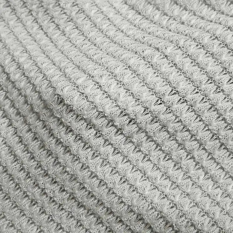 INCERUN Men T Shirt Solid Color Knitted V Neck Long Sleeve Casual Men Clothing Streetwear 2023 Hollow Out Loose Camisetas S-5XL