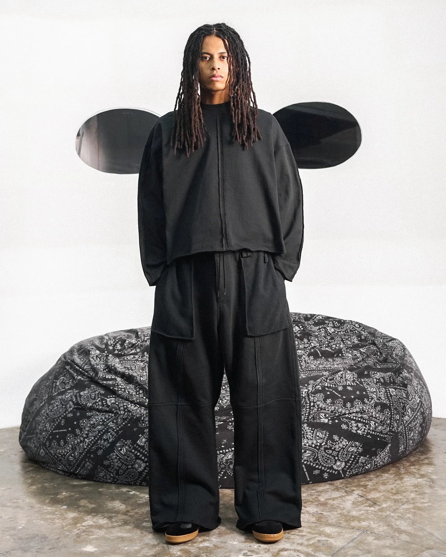 Men's loose long pants with large pockets for casual daily running, fitness and sports, camouflage pants, trendy men's long pant