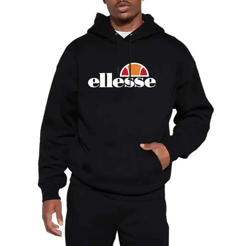 European 250G heavy-duty fabric men's hoodie Mens Pollover Spring Autumn warm Sports Hoodie Harajuku Unisex Clothing