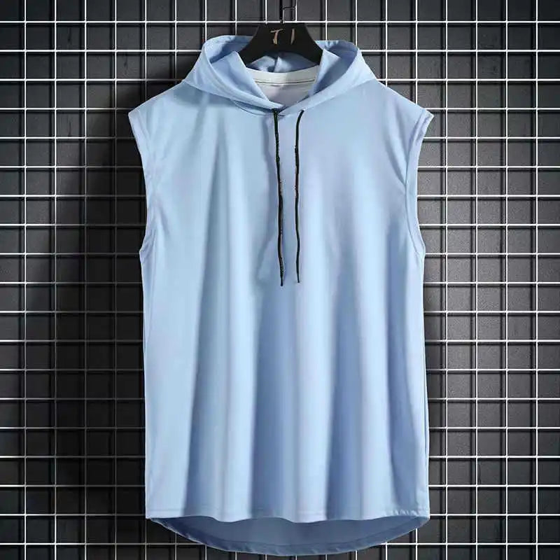 MRMT 2025 Brand New Men's Tank Tops Vest Sleeveless Tees For Male Hooded Man Vests Tops Hip Hop Men Tank Top Hoody T shirt