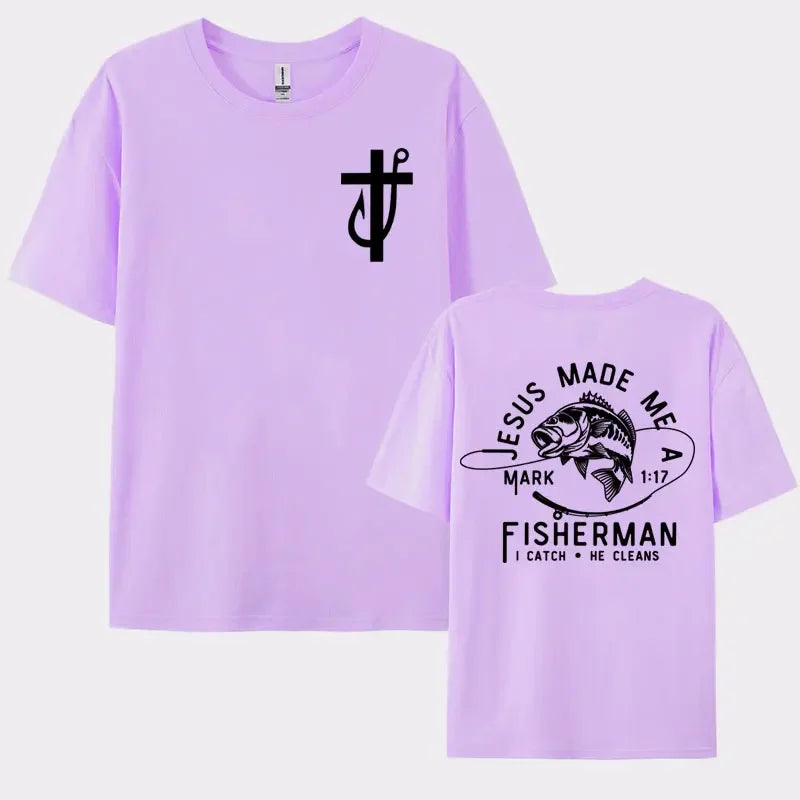 Men Christian Gifts Bible Verse Print T-Shirt Women Clothing Aesthetic Oversized T Shirts 100% Cotton Cozy Short Sleeve T-shirts