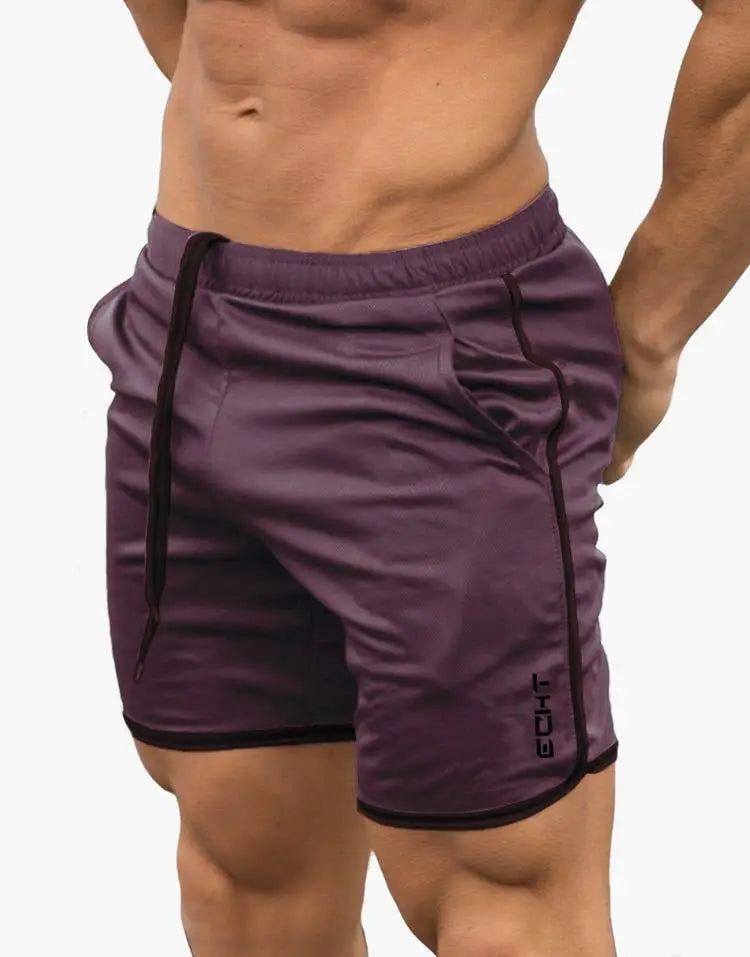 Summer Men Sports Running Shorts Training Soccer Tennis Workout GYM breathable Quick Dry Outdoor Jogging Men Elastic Shorts